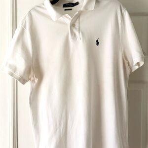 Ralph Lauren Men's Cream Polo Shirt